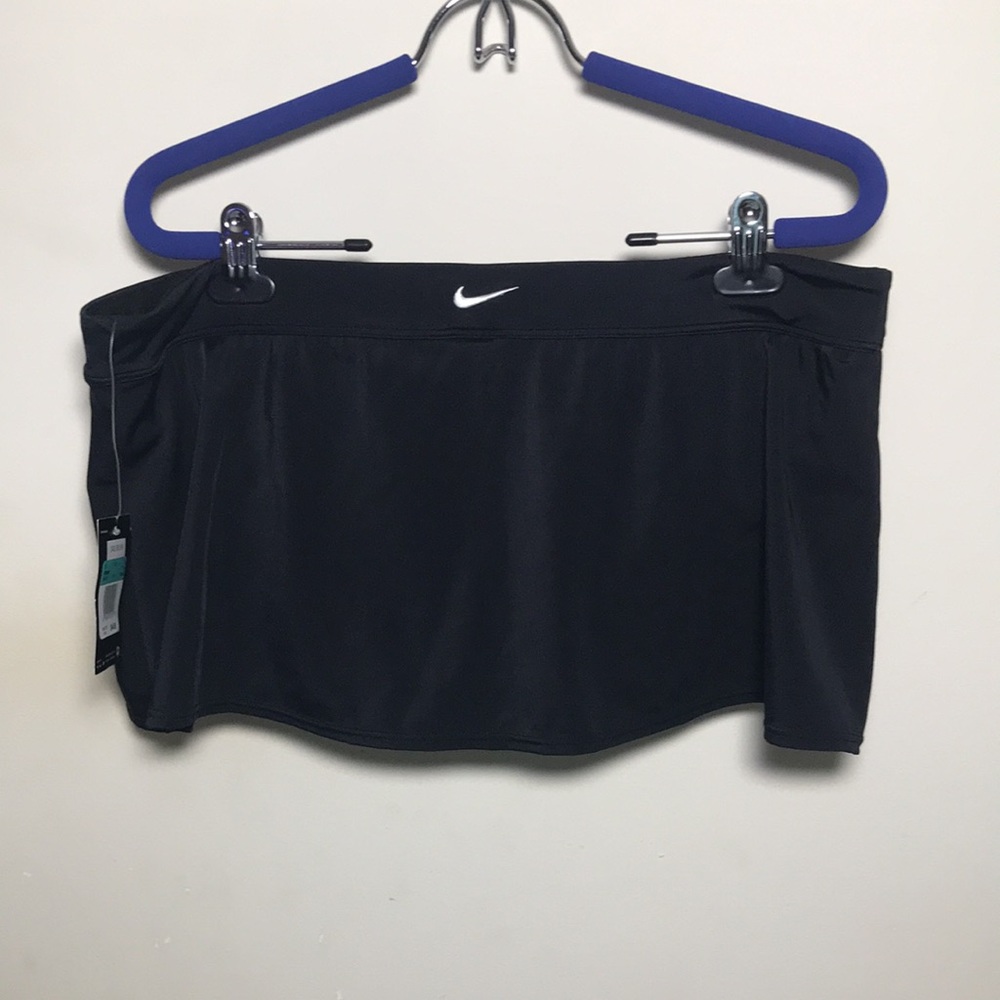 New Nike black 16 swim skirt swimsuit bikini bottoms